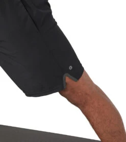 Manduka Men's Pro Classic Rise Shorts -ZenFlow Outlet Store 4372735688747 black 3a 1