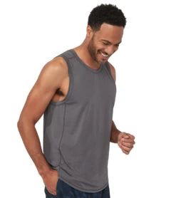 Manduka Men's Pro Tech Slim Fit Tank 18 Manduka Men's Pro Tech Slim Fit Tank -ZenFlow Outlet Store 4372735787051 newgrey