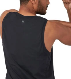 Manduka Men's Pro Tech Slim Fit Tank 13 Manduka Men's Pro Tech Slim Fit Tank -ZenFlow Outlet Store 4372735819819 black 3a 1