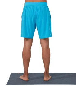 Manduka Men's Performance Classic Rise Shorts Dresden Blue