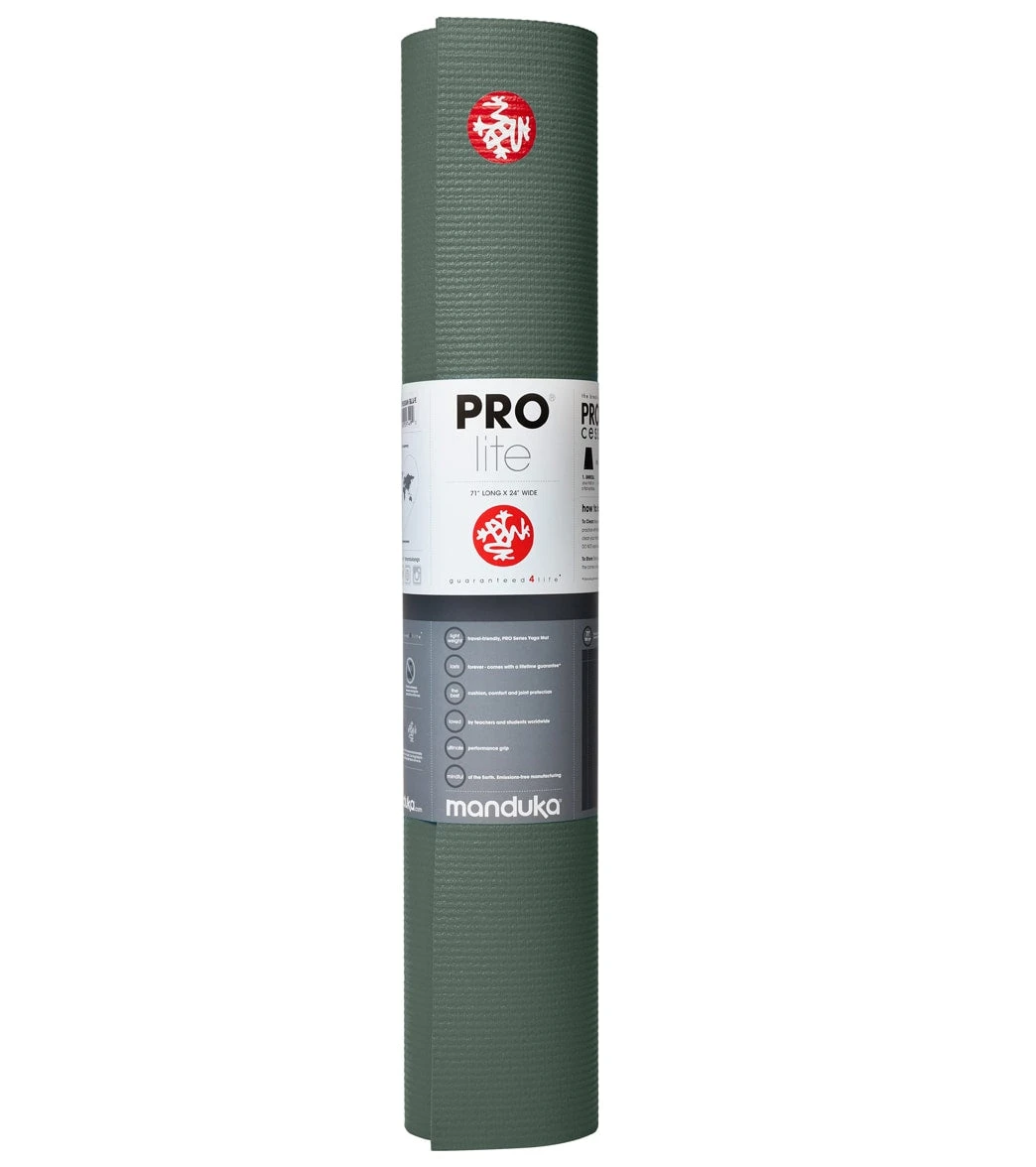 Manduka PROlite Yoga Mat 71" 4.7mm Black Sage 4 Manduka PROlite Yoga Mat 71" 4.7mm Black Sage - Image 4