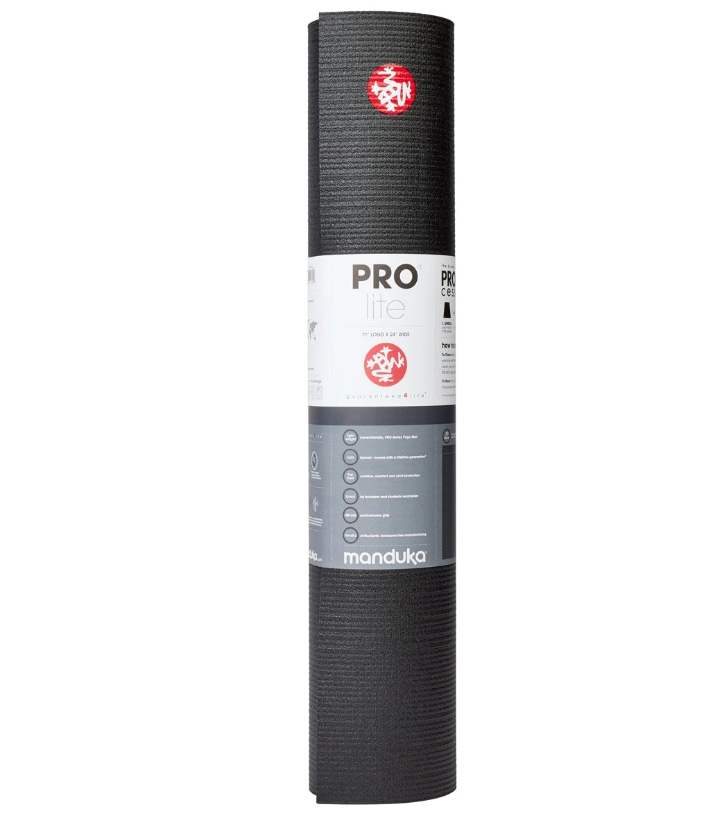 Manduka PROlite Yoga Mat 71" 4.7mm Black 4 Manduka PROlite Yoga Mat 71" 4.7mm Black - Image 4