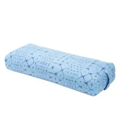 Manduka Enlight Rectangular Yoga Bolster Star Dye Clear Blue
