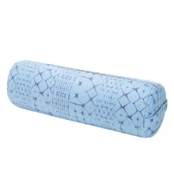Manduka Enlight Round Yoga Bolster Star Dye Clear Blue