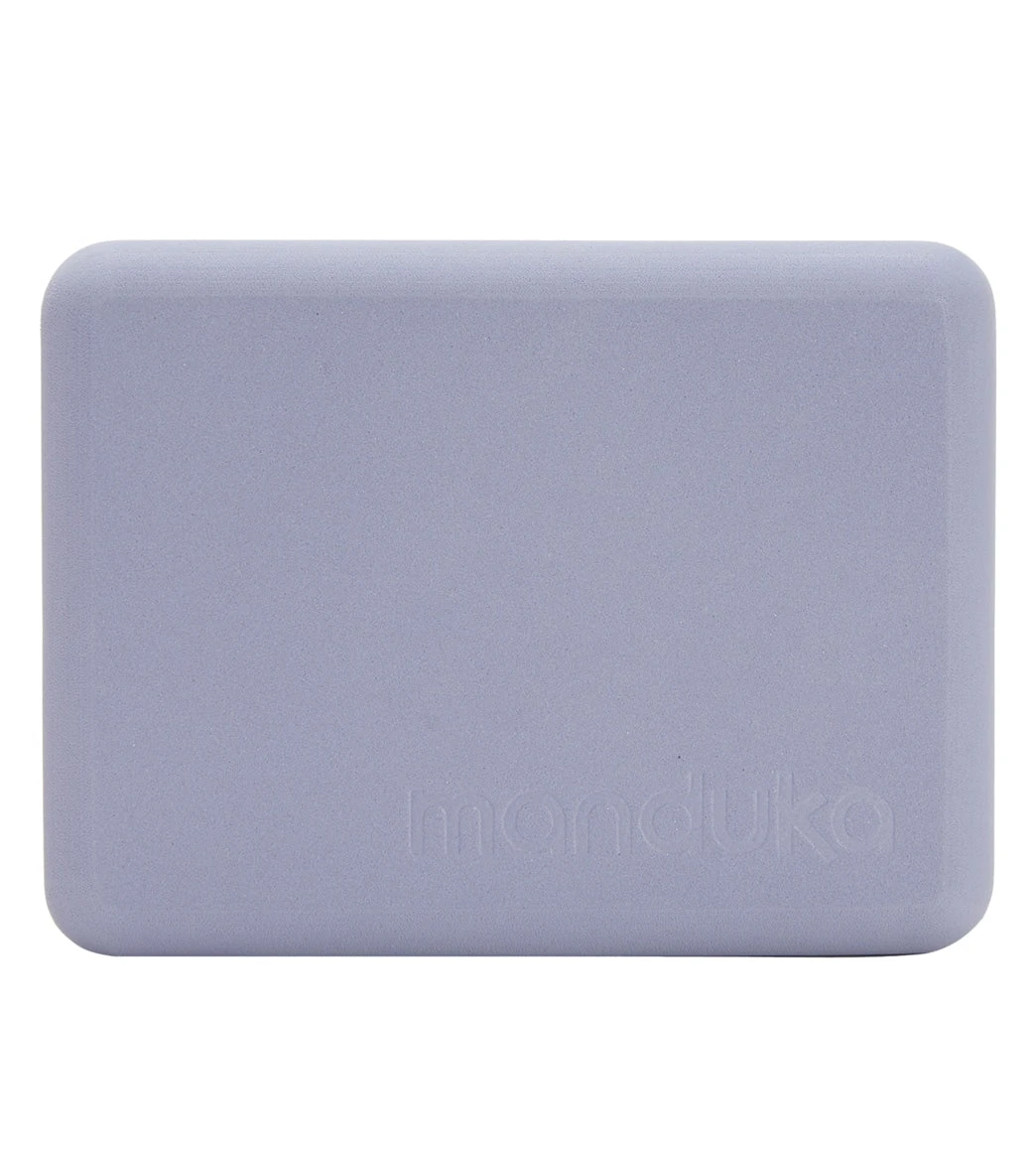 Manduka Recycled Foam Mini Yoga Block Lavender 1 Manduka Recycled Foam Mini Yoga Block Lavender