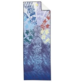 Manduka Yogitoes® Yoga Mat Towel, 71" -ZenFlow Outlet Store 6895579922475 chakraprintblue 1
