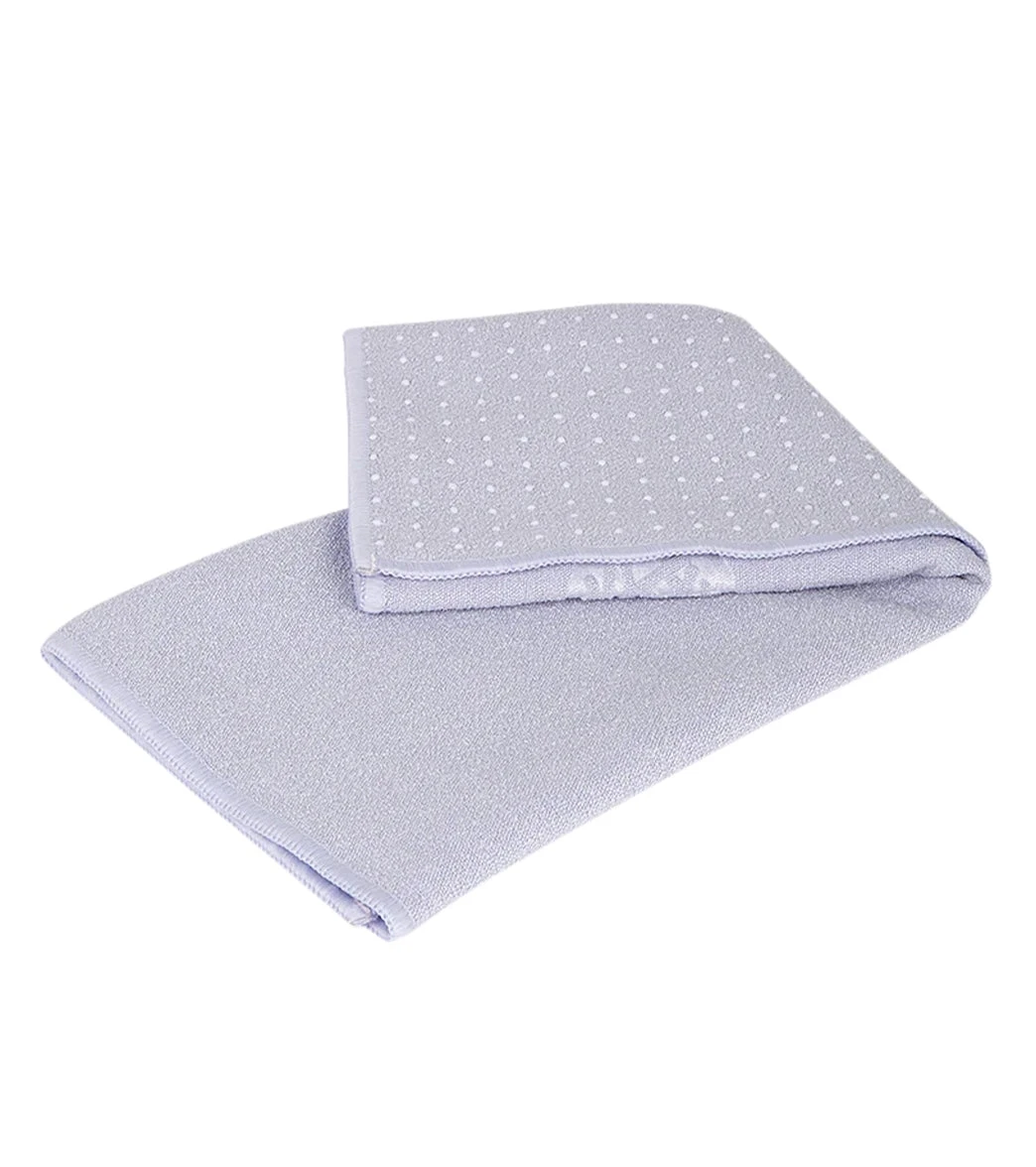 Manduka Yogitoes® Yoga Hand Towel Lavender 4 Manduka Yogitoes® Yoga Hand Towel Lavender - Image 4