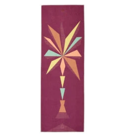 Manduka Yogitoes+ Repreve® Yoga Mat Towel, 71" Palm Geo 9 Manduka Yogitoes+ Repreve® Yoga Mat Towel, 71" Palm Geo -ZenFlow Outlet Store 6895582609451 palmgeo