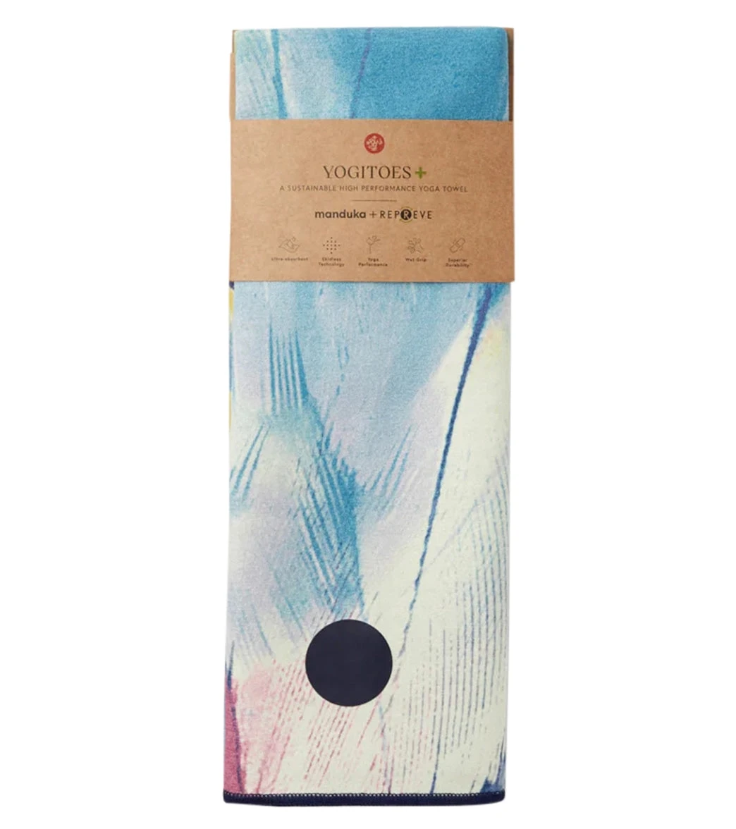 Manduka Yogitoes+ Repreve® Yoga Mat Towel, 71" Bio Glitz 2 Manduka Yogitoes+ Repreve® Yoga Mat Towel, 71" Bio Glitz - Image 2