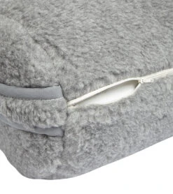 Manduka Enlight Round Yoga Bolster Wool Grey -ZenFlow Outlet Store 7057404297259 woolgrey 4a