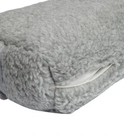Manduka Enlight Rectangular Yoga Bolster Wool Grey -ZenFlow Outlet Store 7057404592171 woolgrey 5a