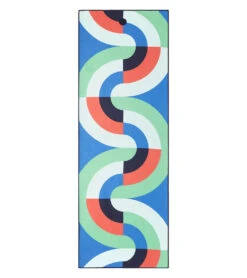Manduka Yogitoes+ Repreve® Yoga Mat Towel, 71" Wavelength -ZenFlow Outlet Store 7083040178219 wavelength