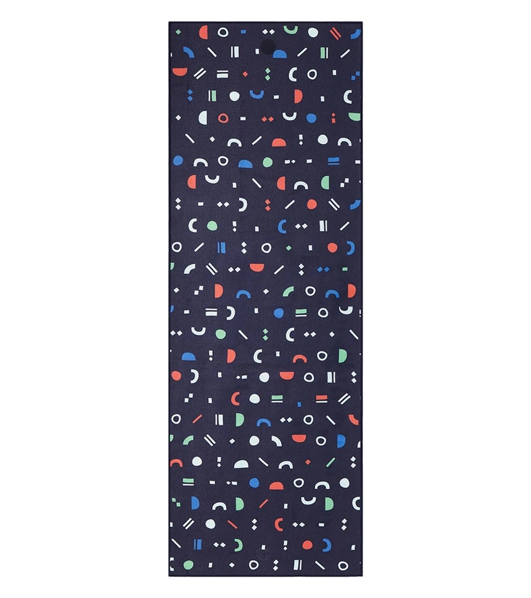 Manduka Yogitoes+ Repreve® Yoga Mat Towel, 71" Symbols 5 Manduka Yogitoes+ Repreve® Yoga Mat Towel, 71" Symbols - Image 5