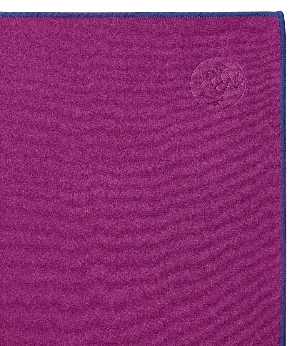 Manduka EQua Yoga Hand Towel Purple Lotus 2 Manduka EQua Yoga Hand Towel Purple Lotus - Image 2