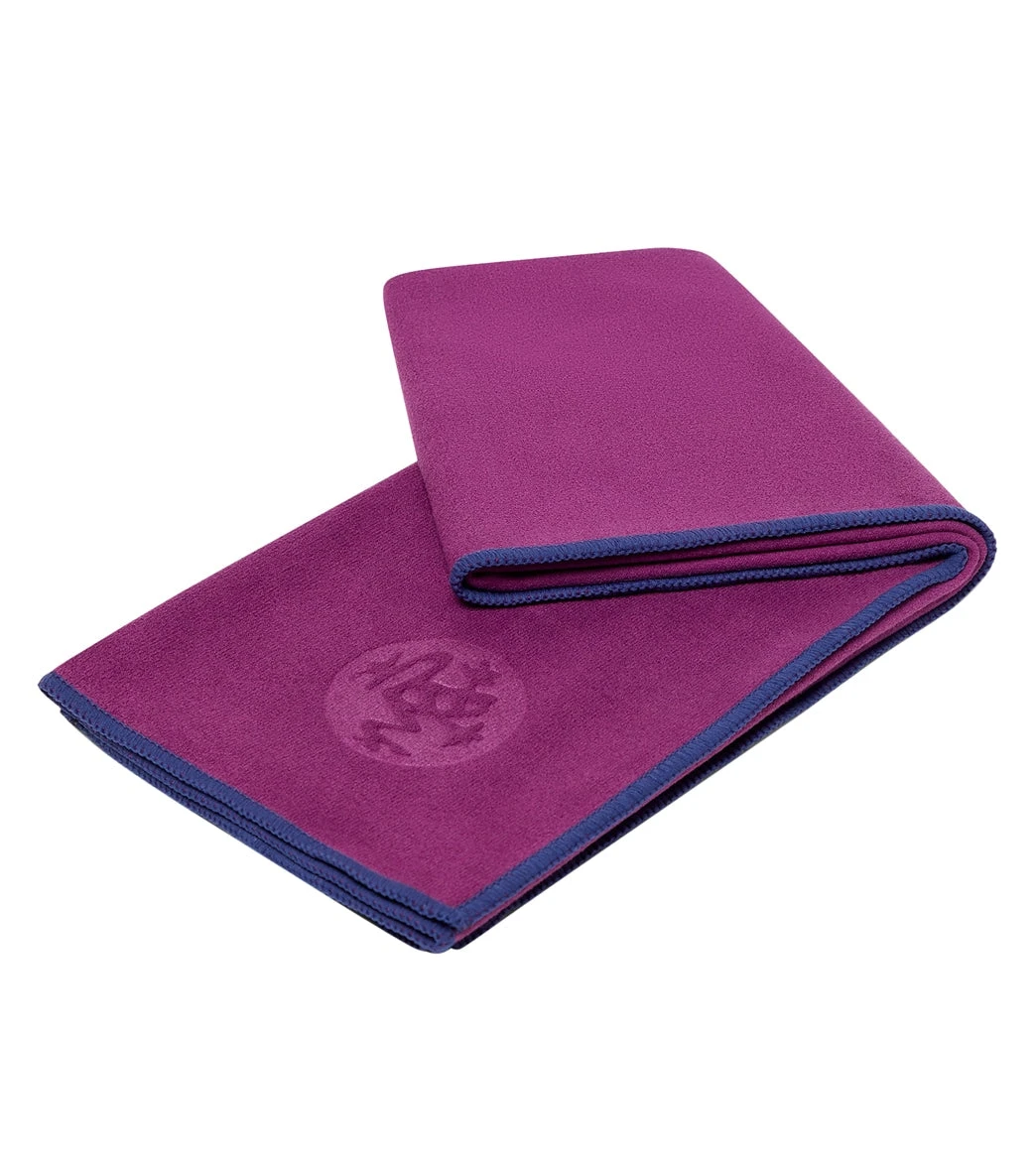 Manduka EQua Yoga Hand Towel Purple Lotus 4 Manduka EQua Yoga Hand Towel Purple Lotus - Image 4