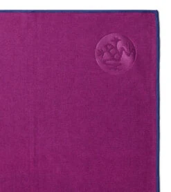Manduka EQua Yoga Mat Towel Purple Lotus -ZenFlow Outlet Store 7139076931627 purplelotus 4a