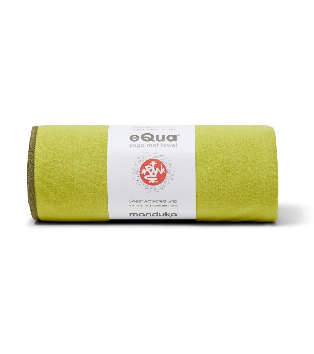 Manduka EQua Yoga Mat Towel Anise 2 Manduka EQua Yoga Mat Towel Anise - Image 2