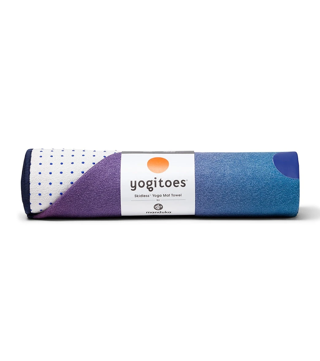 Manduka Yogitoes® Yoga Mat Towel, 71" Amethyst Array 1 Manduka Yogitoes® Yoga Mat Towel, 71" Amethyst Array