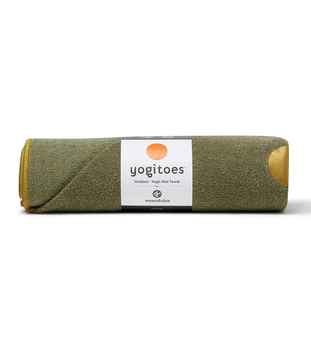 Manduka Yogitoes® Yoga Mat Towel, 71" Earth 1 Manduka Yogitoes® Yoga Mat Towel, 71" Earth