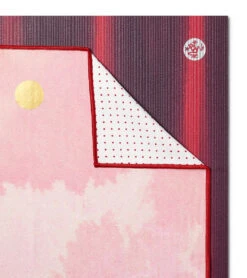 Manduka Yogitoes® Yoga Mat Towel, 71" Ruby Courage -ZenFlow Outlet Store 7139077783595 rubycourage 4a