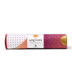 Manduka Yogitoes® Yoga Mat Towel, 71" Ruby Noble